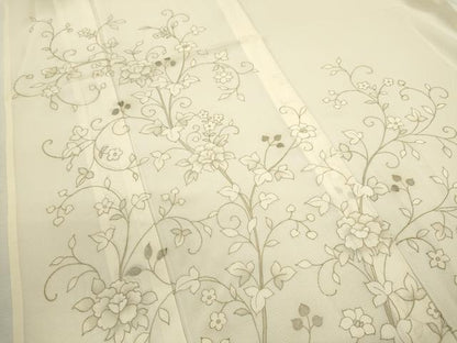 平和屋着物＊夏物 訪問着 絽 更紗花唐草文 金彩 正絹 逸品 CABB9812ze