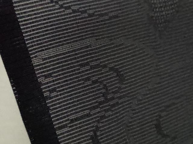 平和屋着物＊夏物 色無地 流水紋紗 深紫色 正絹 逸品 CABB9818ze