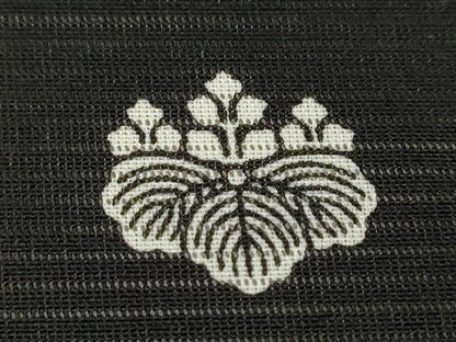 平和屋着物＊夏物　黒留袖　絽　鳳凰扇面吉祥花唐草文　暈し染め　金彩　正絹　逸品　CABB9819ze