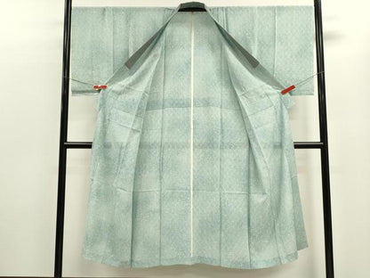 平和屋着物＊夏物　男性　長襦袢　絽　たたき染め　正絹　逸品　CABB9830ze