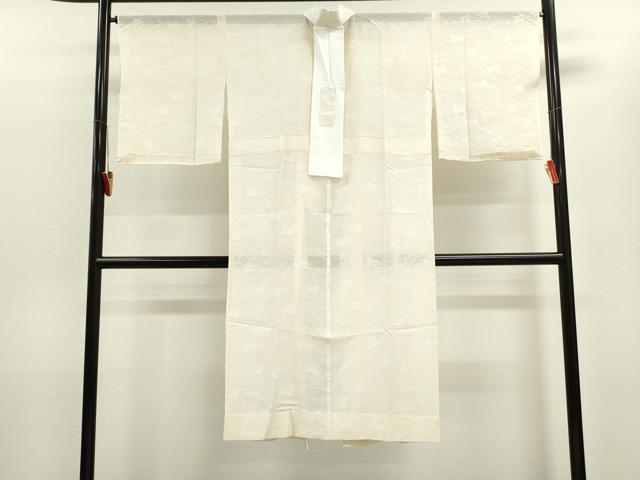 平和屋着物＊夏物 長襦袢 立波千鳥紋紗 正絹 逸品 CABB9834ze
