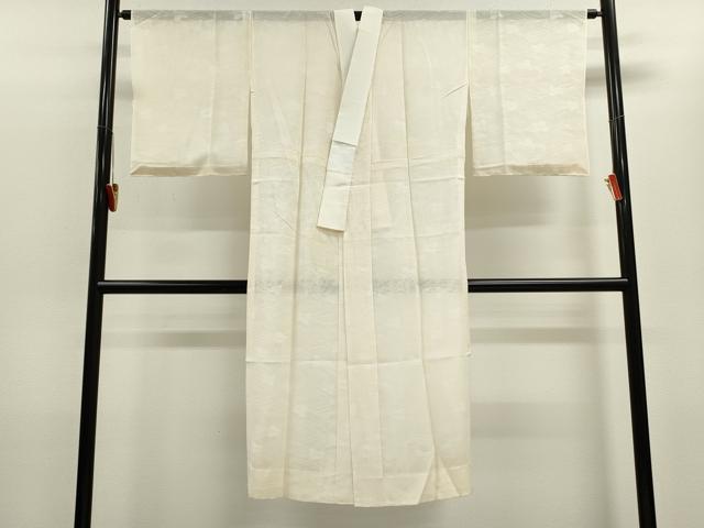 平和屋着物＊夏物 長襦袢 立波千鳥紋紗 正絹 逸品 CABB9834ze