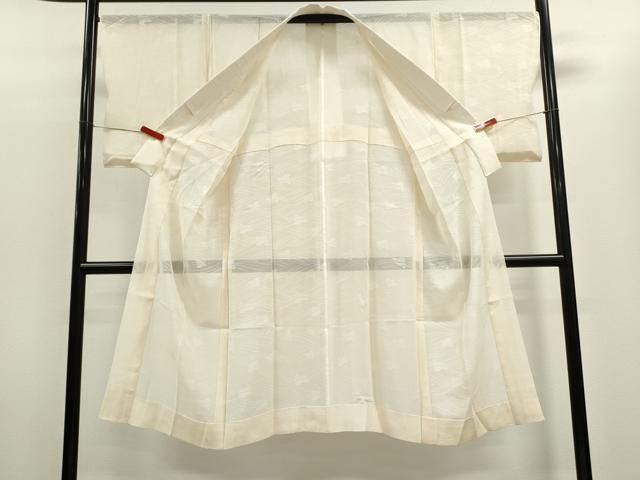 平和屋着物＊夏物 長襦袢 立波千鳥紋紗 正絹 逸品 CABB9834ze