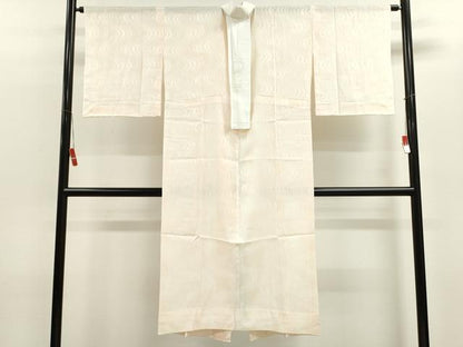 平和屋着物＊夏物　長襦袢　流水紋紗　暈し染め　正絹　逸品　CABB9838ze