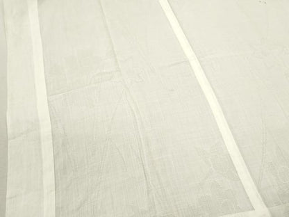 平和屋着物＊夏物 長襦袢 草花紋紗 麻 逸品 CABB9840ze