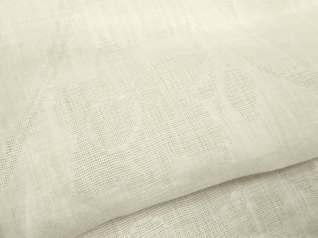 平和屋着物＊夏物 長襦袢 草花紋紗 麻 逸品 CABB9840ze