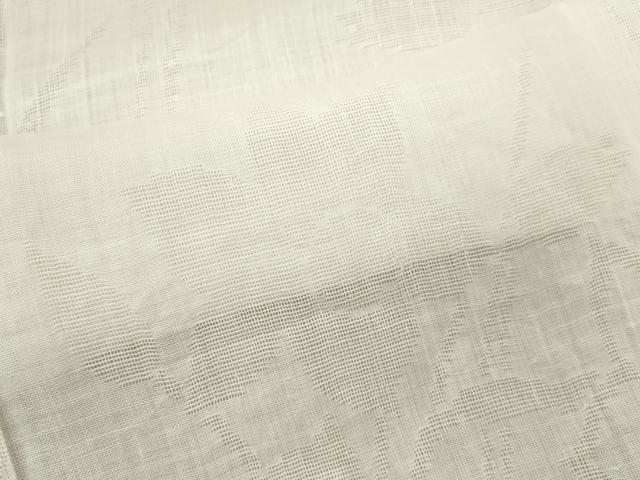 平和屋着物＊夏物 長襦袢 草花紋紗 麻 逸品 CABB9840ze