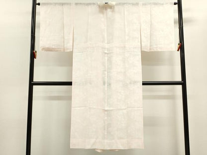 平和屋着物＊夏物 長襦袢 枝花紋紗 正絹 逸品 CABB9841ze