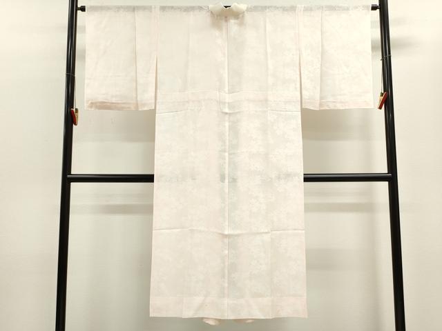 平和屋着物＊夏物 長襦袢 枝花紋紗 正絹 逸品 CABB9841ze