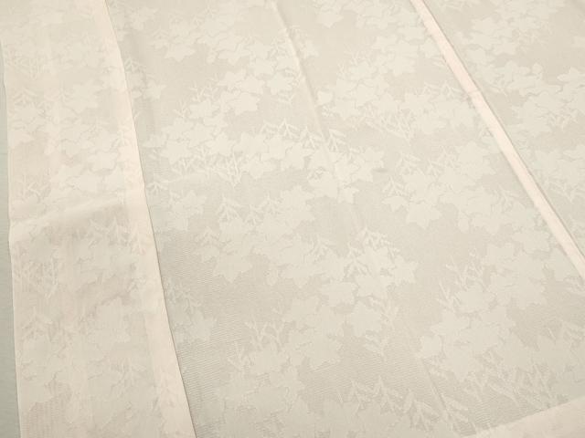 平和屋着物＊夏物 長襦袢 枝花紋紗 正絹 逸品 CABB9841ze