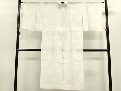 平和屋着物＊夏物 長襦袢 流水楓紋紗 正絹 逸品 CABB9842ze