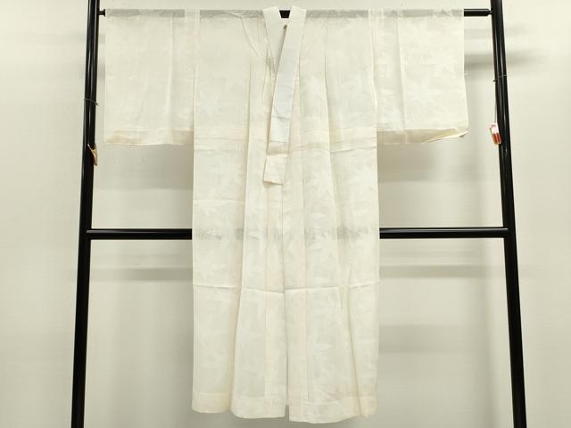 平和屋着物＊夏物 長襦袢 流水楓紋紗 正絹 逸品 CABB9842ze