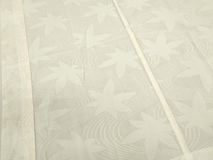 平和屋着物＊夏物 長襦袢 流水楓紋紗 正絹 逸品 CABB9842ze