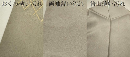 平和屋着物■訪問着 手描き 籬風景文 暈し染め 金彩 正絹 逸品 CABB9869ze