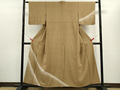 平和屋着物■訪問着 鹿の子文 正絹 逸品 CABB9893ze