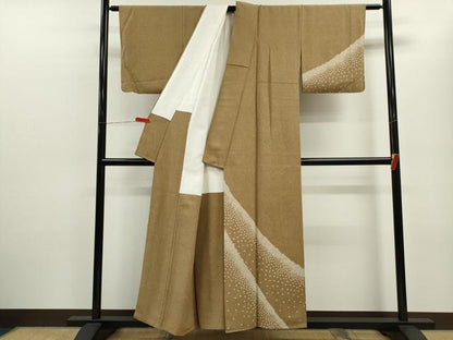平和屋着物■訪問着 鹿の子文 正絹 逸品 CABB9893ze
