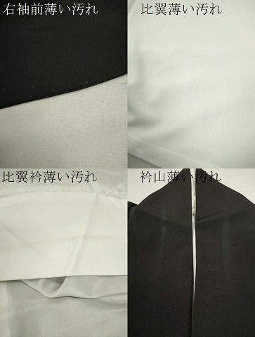 平和屋着物■豪華黒留袖　松竹梅風景文　金彩　正絹　逸品　CABB9923ze