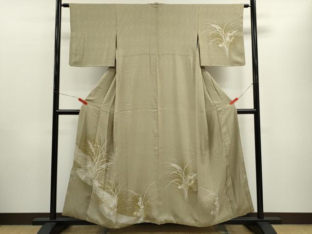平和屋着物■訪問着 草花文 暈し染め 正絹 逸品 CABB9934ze