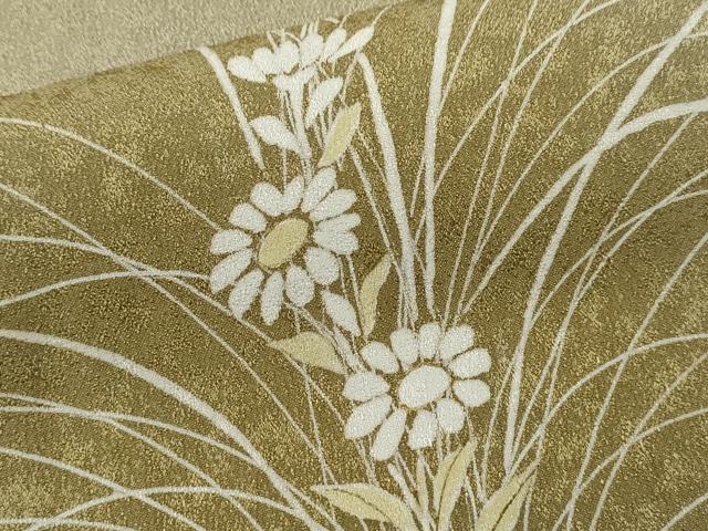 平和屋着物■訪問着 草花文 暈し染め 正絹 逸品 CABB9934ze