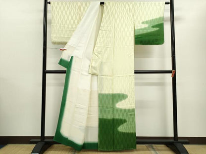 平和屋着物■訪問着 立涌文 暈し染め 正絹 逸品 未使用 CABB9945ze