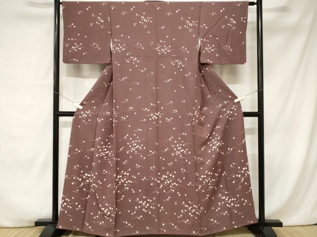 平和屋着物■訪問着 舞花文 正絹 逸品 CABC0049ev