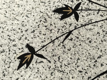 平和屋着物■上質な小紋 草花文 たたき染め 金彩 正絹 逸品 CABC0122ev