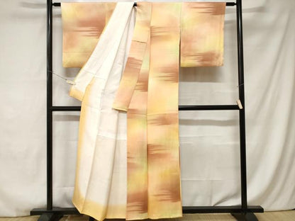 平和屋着物■上質な小紋 霞文 暈し染め 正絹 逸品 CABC0142ev