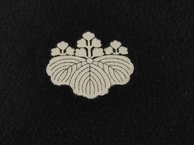 平和屋着物■豪華黒留袖 刺繍 貝合わせ貝桶花文 暈し染め 金銀彩 正絹 逸品 CABC0151ev