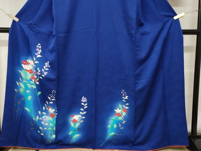 平和屋着物■訪問着 枝花文 暈し染め 正絹 逸品 CABC0157ev