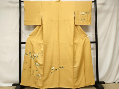 平和屋着物■訪問着 枝花文 金彩 正絹 逸品 CABC0166ev