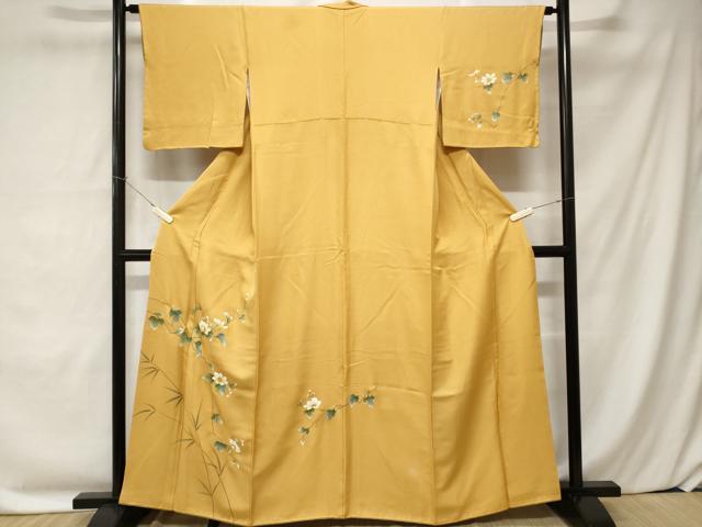 平和屋着物■訪問着 枝花文 金彩 正絹 逸品 CABC0166ev