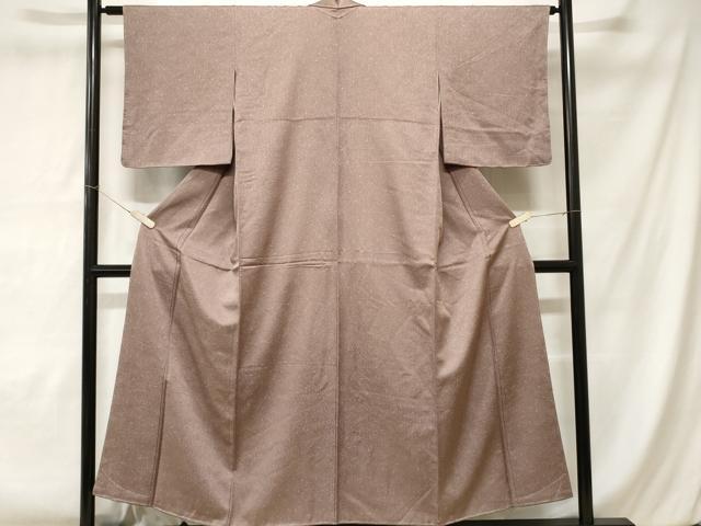 平和屋着物■上質な小紋 箔散らし文 正絹 逸品 未使用 CABC0169ev