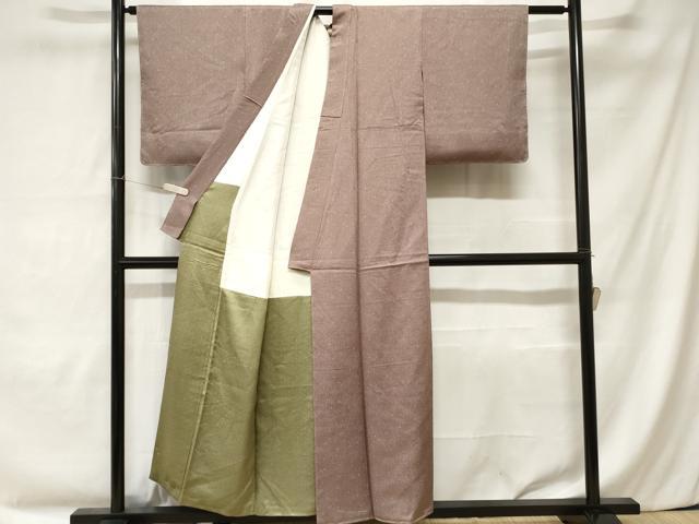 平和屋着物■上質な小紋 箔散らし文 正絹 逸品 未使用 CABC0169ev