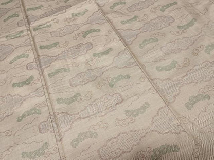 平和屋着物■上質な紬 松文 正絹 逸品 CABC0175ev