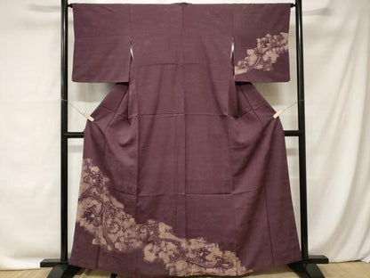 平和屋着物■訪問着 更紗花唐草文 正絹 逸品 CABC0199ev