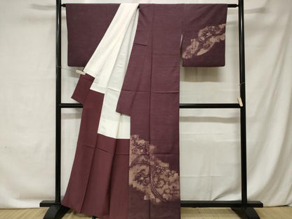 平和屋着物■訪問着 更紗花唐草文 正絹 逸品 CABC0199ev