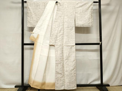 平和屋着物■上質な紬 流水遠山樹林文 正絹 逸品 CABC0230ev