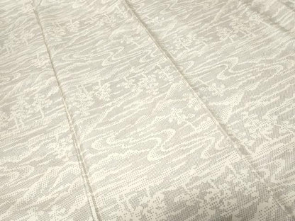 平和屋着物■上質な紬 流水遠山樹林文 正絹 逸品 CABC0230ev