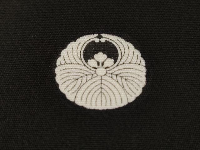 平和屋着物■豪華黒留袖 駒刺繍 扇面群鶴花文 金彩 正絹 逸品 CABC0231ev