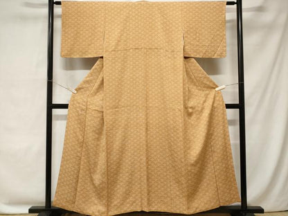 平和屋着物■上質な小紋 青海波文 正絹 逸品 CABC0252ev