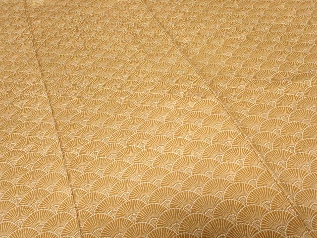 平和屋着物■上質な小紋 青海波文 正絹 逸品 CABC0252ev