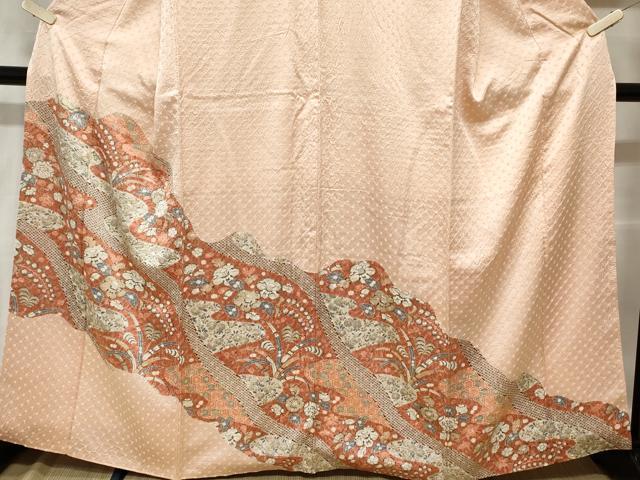 平和屋着物■訪問着 絞り 辻が花 正絹 逸品 CABC0277ev