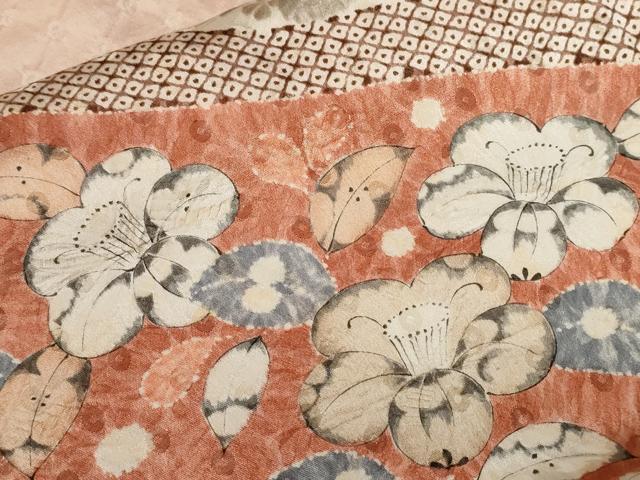 平和屋着物■訪問着 絞り 辻が花 正絹 逸品 CABC0277ev