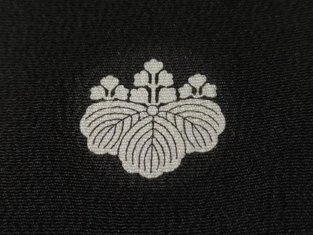 平和屋着物■豪華黒留袖　刺繍　飛鶴宝尽くし花文　金彩　正絹　逸品　CABC0293ev