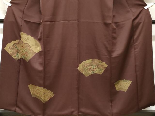 平和屋着物■訪問着 刺繍 杜若 正絹 逸品 CABC0304ev