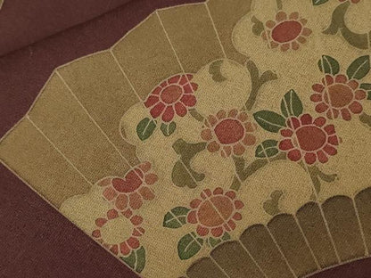 平和屋着物■訪問着 刺繍 杜若 正絹 逸品 CABC0304ev