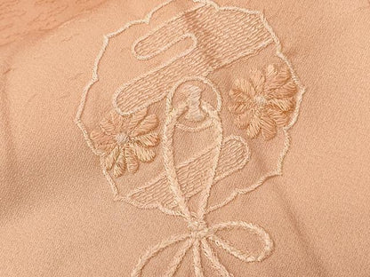 平和屋着物■訪問着 刺繍 鏡裏花文 暈し染め 正絹 逸品 CABC0357ev