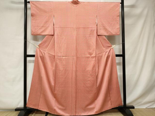 平和屋着物■上質な小紋 花繋 正絹 逸品 CABC0366ev
