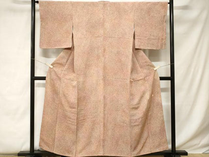 平和屋着物■上質な小紋　作家物　霰文　鈴乃屋扱い　正絹　逸品　未使用　CABC0507ev