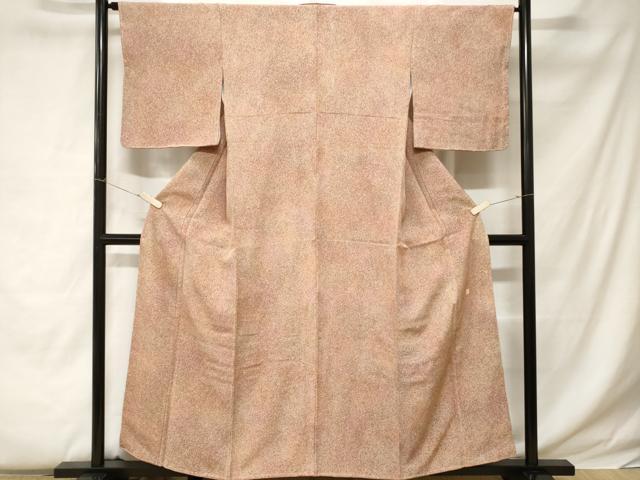 平和屋着物■上質な小紋　作家物　霰文　鈴乃屋扱い　正絹　逸品　未使用　CABC0507ev